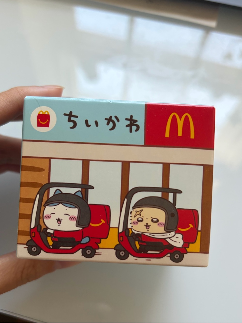 JAPAN McDonald’s Chikawa Red Delivery Scooter Toy Box